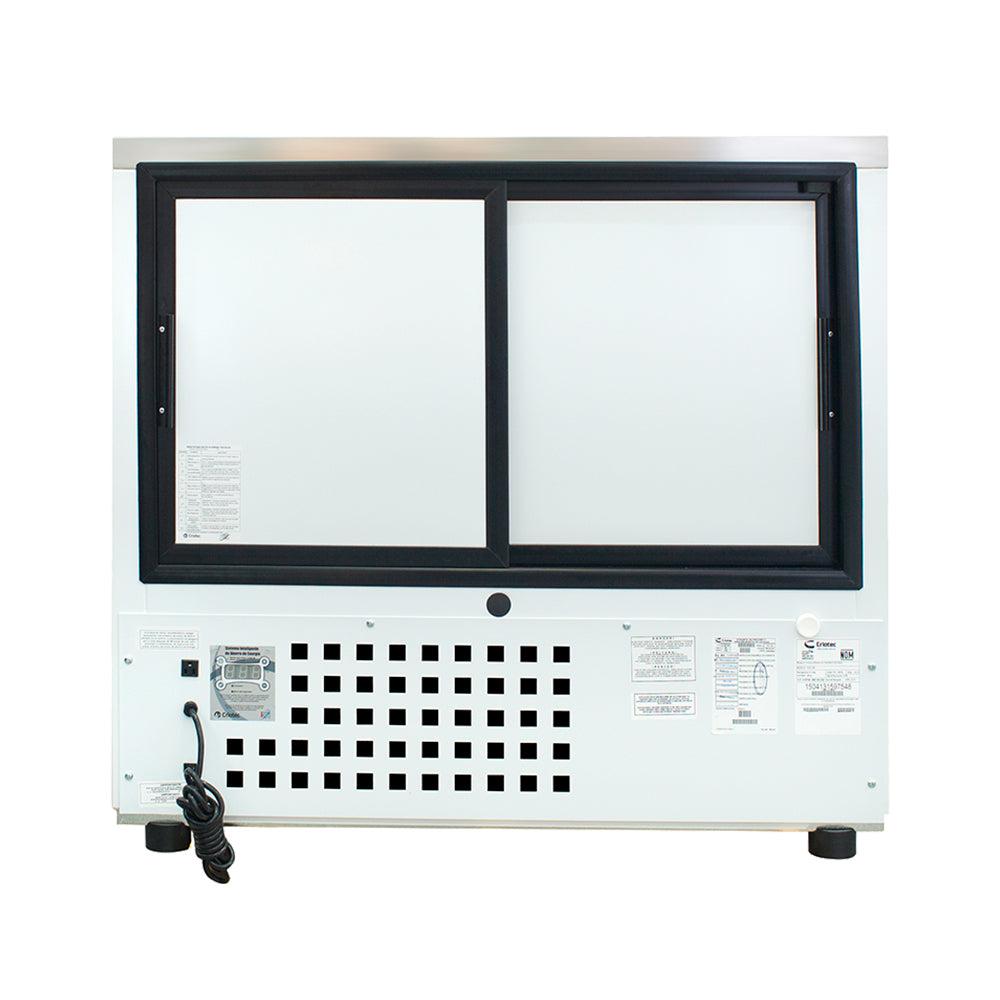 CRIOTEC VCC-120 | Vitrina Exhibidor | Cristal Curvo | 18 Pies Cúbicos | Restaurante Panadería Pastelería