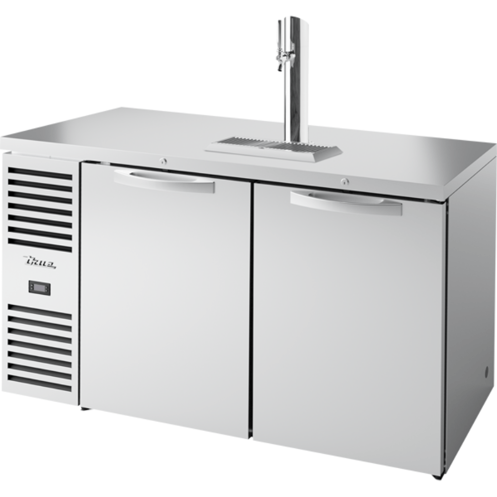 DISPENSADOR DE CERVEZA TRUE TDR60-RISZ1-L-S-SS-1 | Dispensador de Cerveza Refrigerada | Sistema de Refrigeración a la Izquierda | Acero Inoxidable | para Pub Restaurante Hotel
