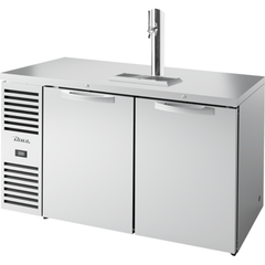 DISPENSADOR DE CERVEZA TRUE TDR60-RISZ1-L-S-SS-1 | Dispensador de Cerveza Refrigerada | Sistema de Refrigeración a la Izquierda | Acero Inoxidable | para Pub Restaurante Hotel