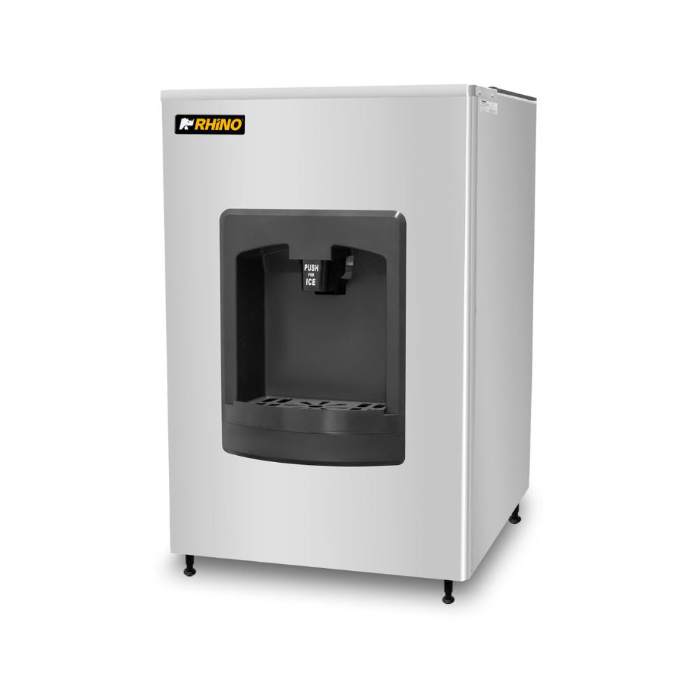DISPENSADOR DE HIELO RHINO DISHI-100 | Dispensador de Hielo | Capacidad de Almacenamiento 100 kg | Cocina Industrial Hotel Restaurantes