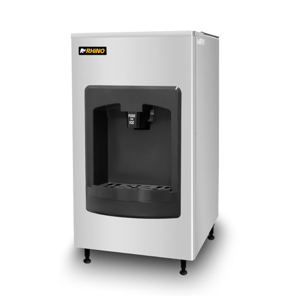 DISPENSADOR DE HIELO RHINO DISHI-60 | Dispensador de Hielo | Capacidad de Almacenamiento 60 kg | Cocina Industrial Hotel Restaurantes