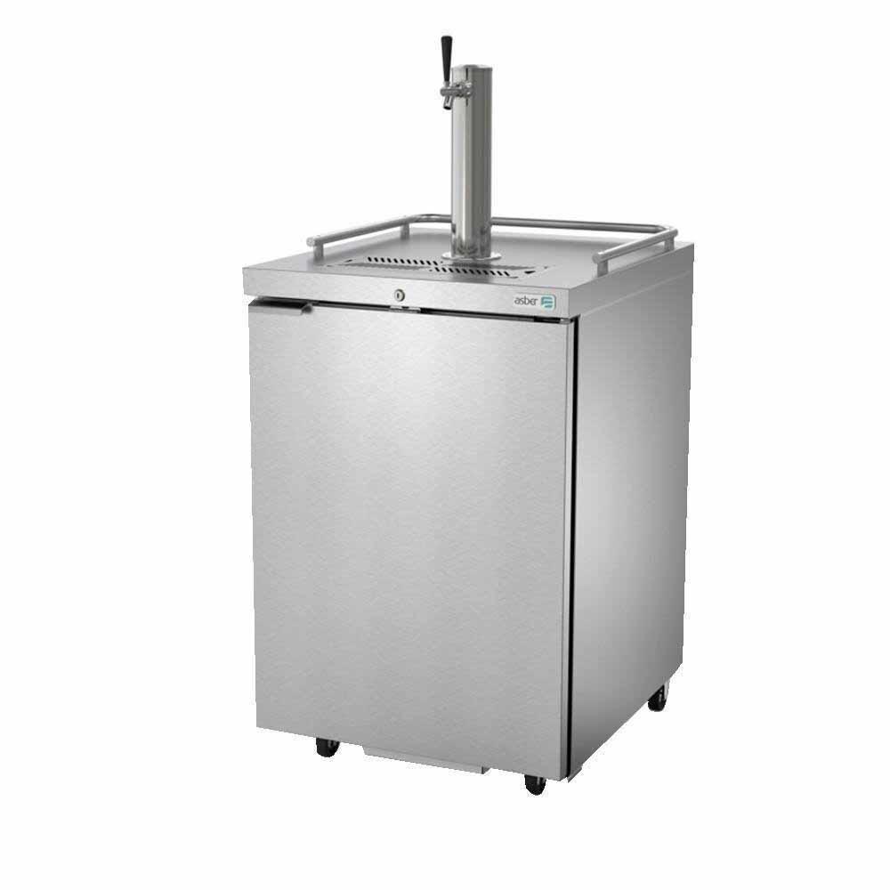 DISPENSADOR ASBER ADDC-23 HC/S-HC | Dispensador Refrigerado de Cerveza | Eléctrico | Acero Inoxidable | 1 Puerta | 1 Torre | 1 Grifo | Cervecería Bar Pubs