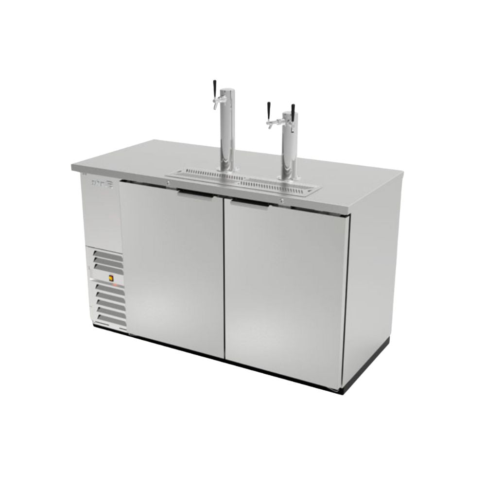 DISPENSADOR ASBER ADDC-58 HC/ S HC | Enfriador Dispensador de Cerveza | 2 Barriles | 2 Puertas | 3 Grifos | 2 Torres | Eléctrico | Celebraciones Pubs Bares