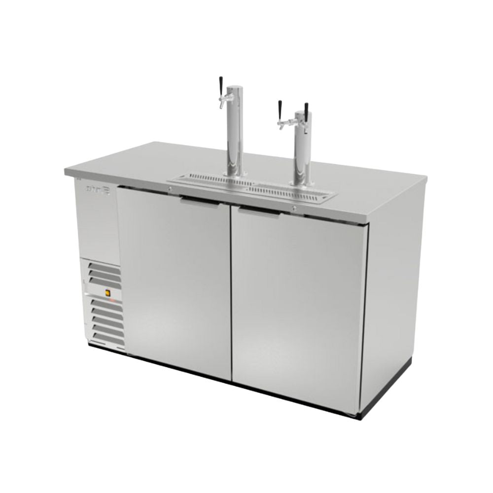 DISPENSADOR ASBER ADDC-68 HC/ S HC | Dispensador Refrigerado de Cerveza | 3 Barriles | 2 Puertas | 3 Grifos | Acero | Bares Restaurantes Pubs
