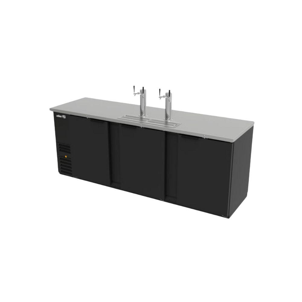 DISPENSADOR ASBER ADDC-94 HC | Dispensador Refrigerado de Cerveza | 3 Puertas | 5 Barriles | 4 Grifos | Eléctrico | Acero Inoxidable | Bares Restaurantes Celebraciones
