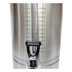 CAFETERA INTERNATIONAL SE-90 | Cafetera Percoladora Secretarial 15 Lts | 90 Tazas | Acero Inoxidable | Cafe Tipo Americano