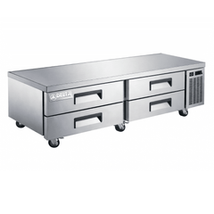 BASE REFRIGERADA DELTA D-BC-4C | Base Refrigerada | 4 Cajones | 14 Pies Cúbicos | Acero inoxidable | Cocina Restaurante Hotel