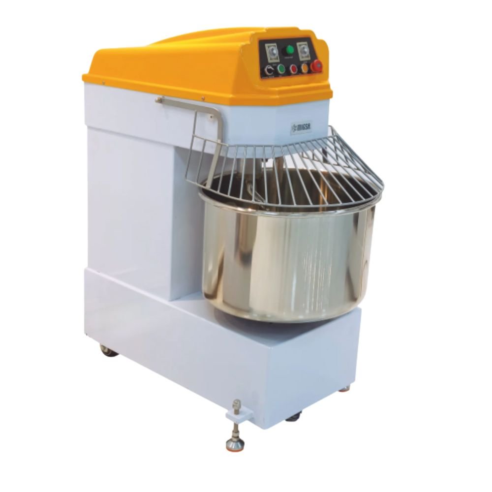 AMASADORA MIGSA HBS 60 | Amasadora Comercial 68 Litros | 2 Velocidades | Transmisión de Bandas | Panadería Pastelería Pizzería