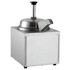 DESPACHADOR DE QUESO PARA NACHOS MIGSA LFZ-04B | Despachador de Queso para Nachos Termostato Ajustable 5 Temperaturas 4.5 Litros | Foco Piloto Indicador de Encendido | Acero Inoxidable | Cine Estadio Arena Deportiva