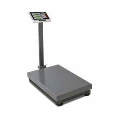 BÁSCULA PLATAFORMA RHINO BAPCA-500 | Báscula Plataforma 500 Kg | Doble Display Usuario – Cliente | Plataforma Acero al Carbono | Paquetería Almacen Bodega