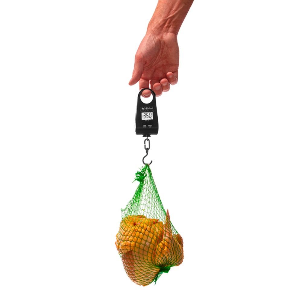 BÁSCULA COLGANTE RHINO BAC-20 | Báscula Colgante 20 Kg | Función TARA | Verduras Frutas