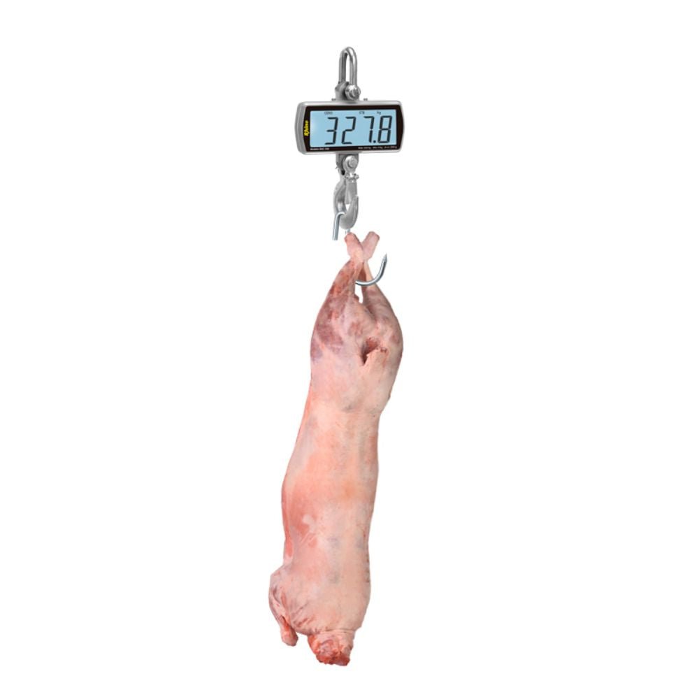 BÁSCULA COLGANTE RHINO BAC-500 | Báscula Colgante 500 kg Colgante | Uso Rudo | para Carne Res