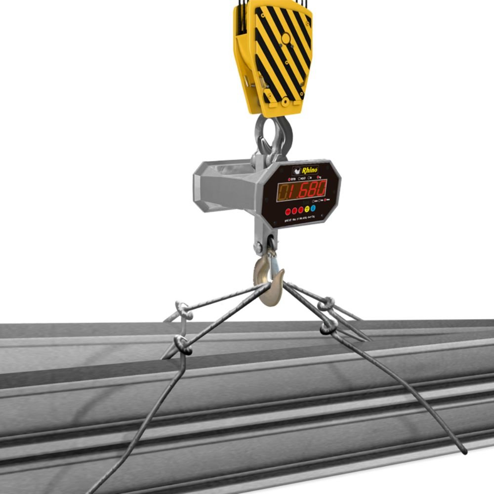 BÁSCULA COLGANTE RHINO BAC-5T | Báscula Colgante 5000 Kg | Uso Industrial | Almacen Bodega