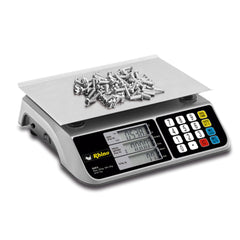 BÁSCULA RHINO BAR-6 | Báscula Mostrador | 20 Kg | Acero Inoxidable | Ferretería Verduras Frutas