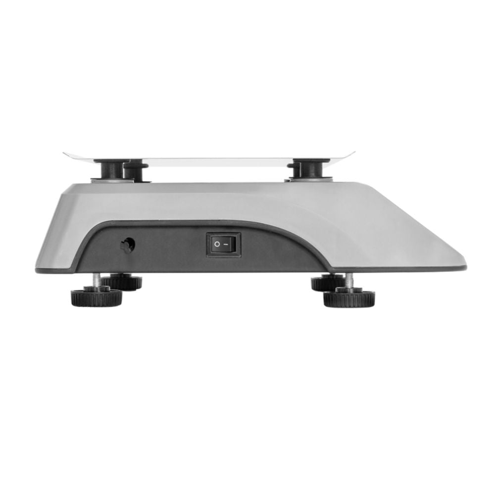 BÁSCULA RHINO BAR-6X | Báscula Mostrador | 20 Kg | Acero Inoxidable | Negocio Verduras Frutas