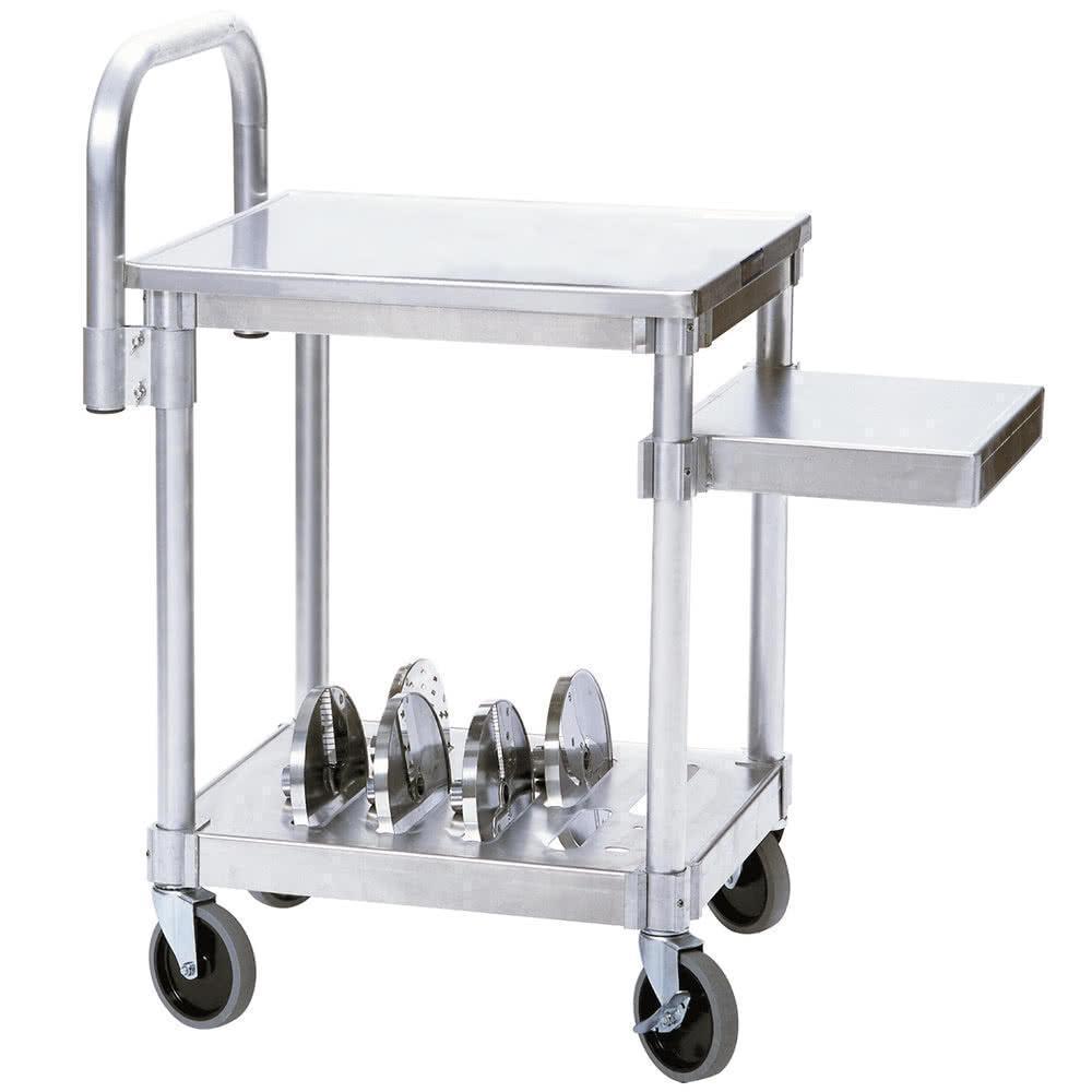 CARRITO TRANSPORTADOR ROBOT COUPE R199 (ROBOT CART) | Carrito Transportador 4 Ruedas Pesadas de 5" | Acero | para Cafeteria Banquetes
