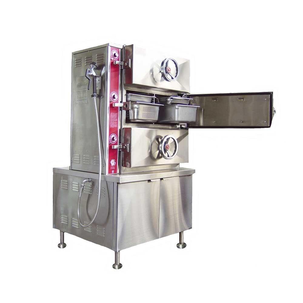 COCEDOR A VAPOR TECNODAC CG-3 | Cocedor a Vapor Con Rejillas | Gas | Acero Inoxidable | (antes INTER CG-3)