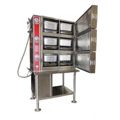 COCEDOR A VAPOR TECNODAC cmP-3 | Cocedor a Vapor Con Rejillas | Acero Inoxidable | (antes INTER cmP-3)