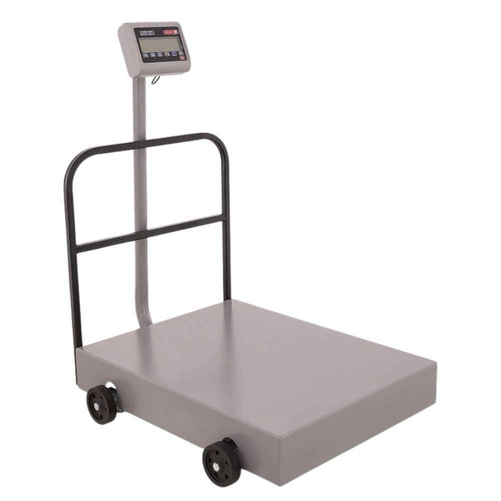 BÁSCULA RECIBO MÓVIL TORREY 0EQM400 EQM | Báscula Recibo Móvil 400 Kg Uso Rudo | Batería Recargable | Acero | Almacén Paquetería Comercio