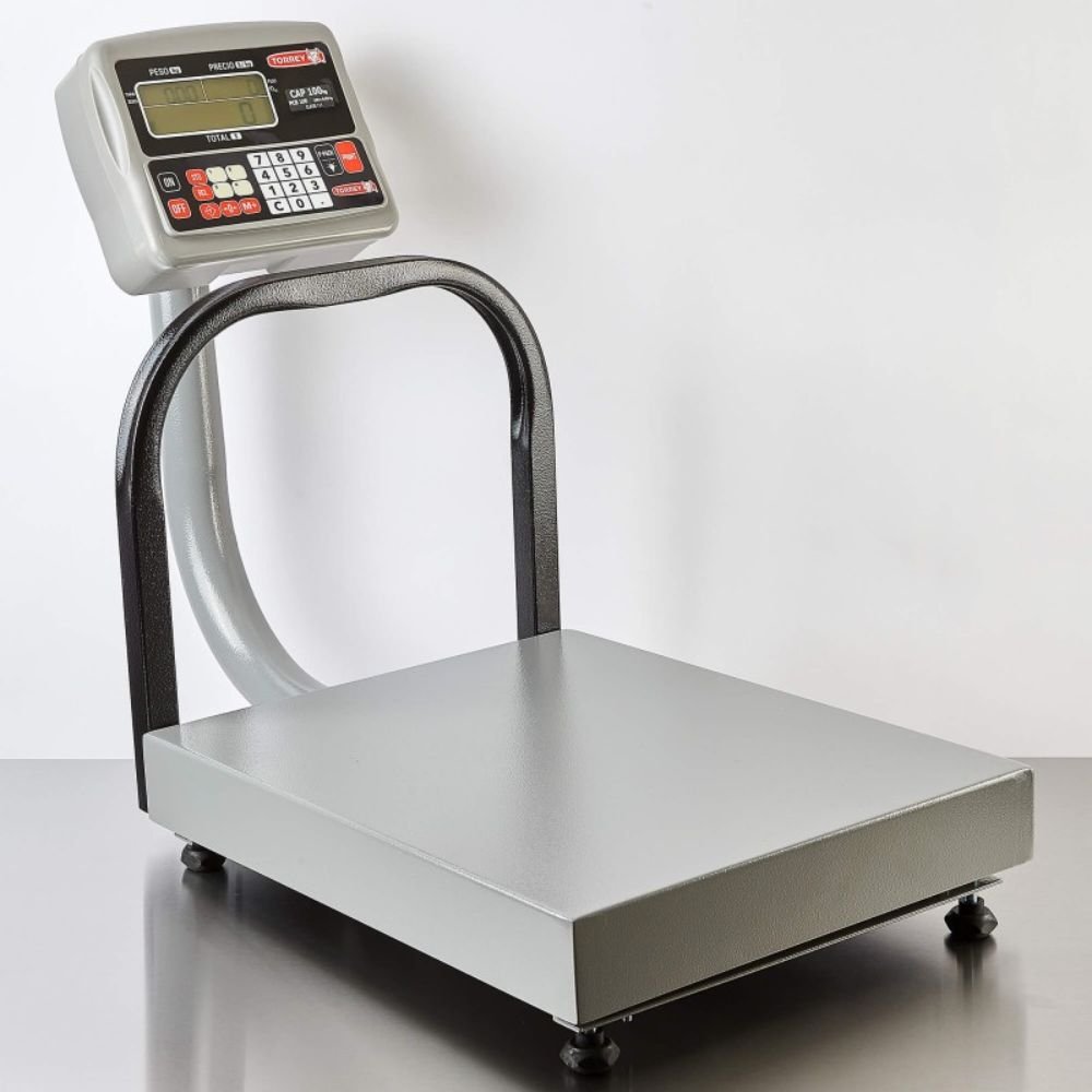 BÁSCULA RECIBO TORREY PCB-100 0PCB100 | Báscula Recibo 100 Kg Funciones de PESO-PRECIO-TOTAL | Uso Rudo | Acero | Almacenes Bodegas Comercio