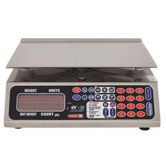 BÁSCULA CONTADORA TORREY QC20 0QC20 | Báscula Contadora 20 Kg Pantalla Iluminada | Uso Rudo | Acero Inoxidable | Restaurante Tiendas Abarroteras