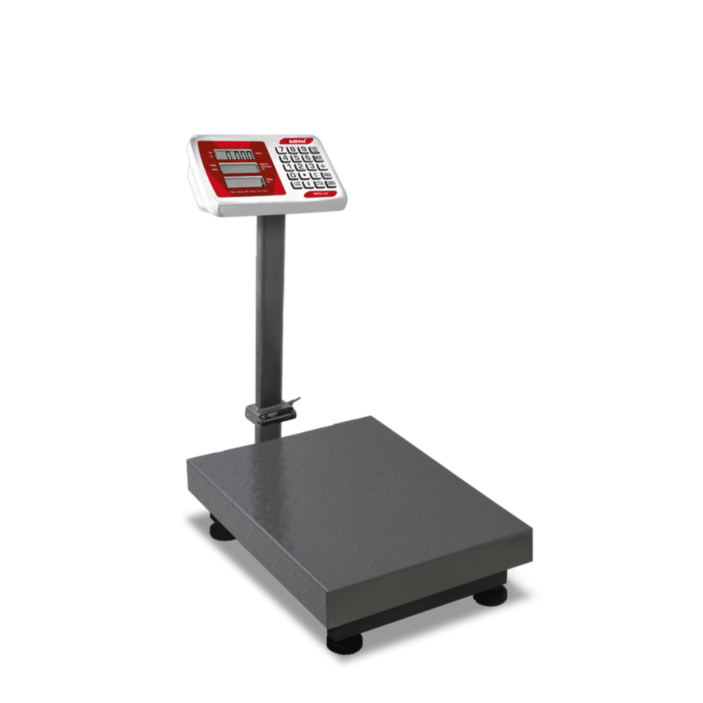 BÁSCULA PLATAFORMA RHINO BAPLE-100 | Báscula Plataforma 100 Kg | Plegable | Superficie Antiderrapante | Verdulería Supermercado Minisuper