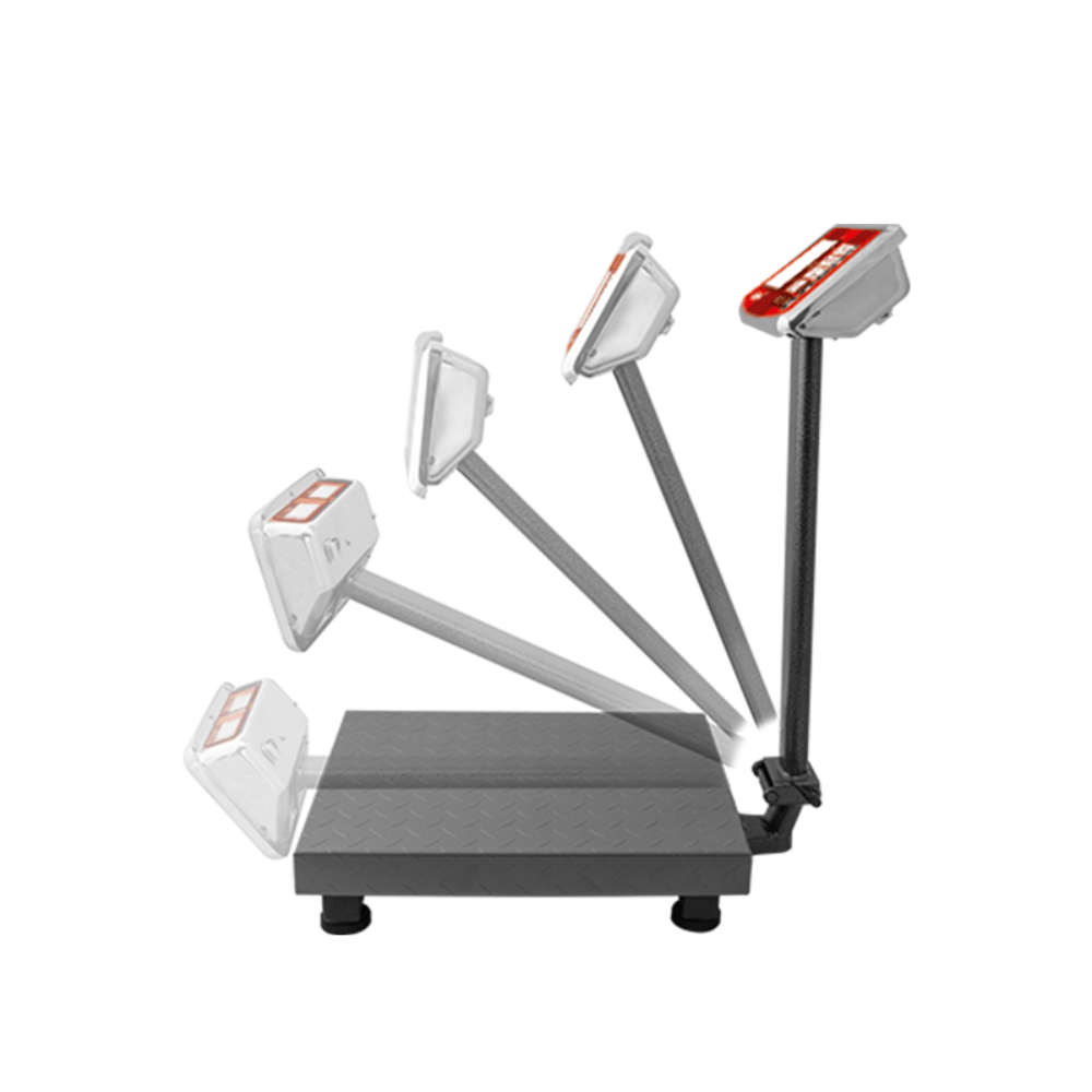 BÁSCULA PLATAFORMA RHINO BAPLE-100 | Báscula Plataforma 100 Kg | Plegable | Superficie Antiderrapante | Verdulería Supermercado Minisuper