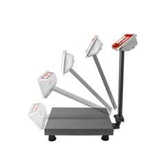 BÁSCULA PLATAFORMA RHINO BAPLE-400 | Báscula Plataforma 400 Kg | Plegable | Superficie Antiderrapante | Restaurante Hotel Almacen