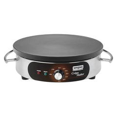 CREPERA WARING WSC160X | Crepera | Superficie 16" Pulgadas | Acero Inoxidable | Regulable | Cafetería Restaurante Cocina Industrial